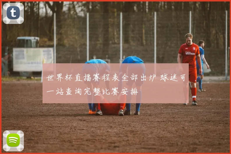 世界杯直播赛程表全部出炉 球迷可一站查询完整比赛安排